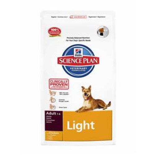Science Plan Canine Adult Light Medium mangime Secco Pollo 12kg