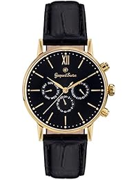 g4200 – 50 C Gaspard Sartre L 'imposante Multifunction Oro IP BLACK Leather Black