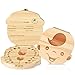 Produktbild YANSEN Holz Milchzähne Box Zahnbox Zahndose Milchzahndose Zahndöschen für Kinder Souvenir Aufbewahrungsbox Kinder Milchzähne Dose Holz Milchzahndose Zahnbox Zähnedose Geschenk Box Jungen
