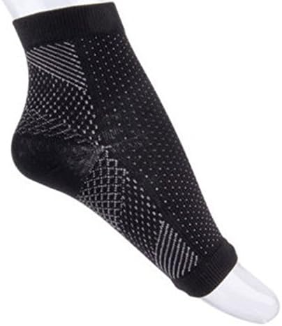 Veligoo Men/Women Foot Angel Anti-fatigue Compression Foot Sleeve with Copper Infused Firers Soft Breathable Socks For Outdoor Sports Traveling Running Football Basketball Golf