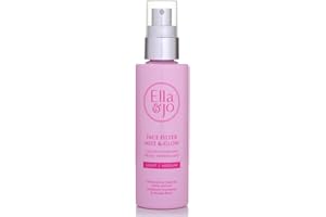 Ella & Jo Tanning Face Mist & Glow - Natural & Even Tan, Hydrating, Lightweight & Freshly Scented (Light Medium)