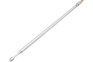 GÉNÉRIQUE Antenne Radio télescopique Récepteur FM AV Universel Antenne télescopique Portable Antenne Radio TV Accessoires pour modèles Audio