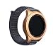 Produktbild MuSheng Armband for Samsung Galaxy Watch 42mm, Sport Nylon Weben Weich Uhrenband Premium Band Strap für Samsung Galaxy Watch 42mm/ Gear Sport (Schwarz)