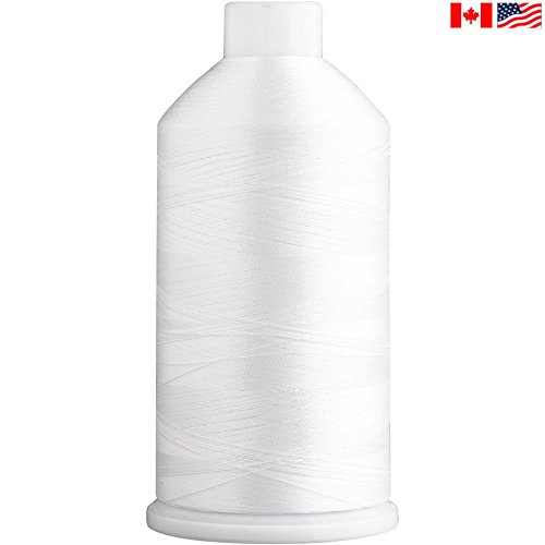 Stickgarn Polyester 5000m SuperB. Weiß 010 - 2