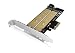 Produktbild ICY BOX IB-PCI212 2-fach M.2-Konverterkarte 1x M.2 PCIe SSD zu PCIe x4 Host (32 Gbit/s) und 1x M.2 SATA SSD zu SATA-III, 2230/2242/2260/2280/22110