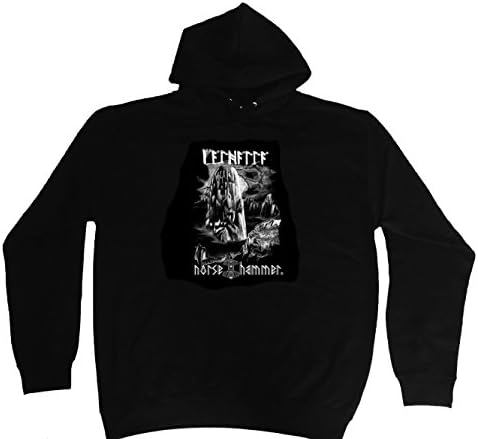 Norse Hammer Men's Hoodie black black -  black - X-Large