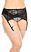 Produktbild BIGGI BIG Suspender Strumpfgürtel Strapsgürtel Strumpfhalter Strapshalter-schwarz-54-56