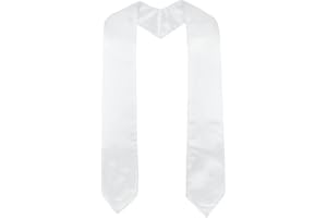GraduatePro Graduation Stole 60/72 Inch Adult Choral Clergy Sash For School/Church Ceremony Unisex 16 Colors