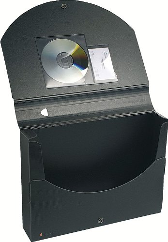 Exacompta 59134ME Archivbox (Exabox Exactive, PP, Rücken 60 mm, DIN A4, aufgebaut geliefert) Schwarz - 3