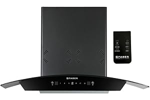 Faber Fully Automatic Autoclean Smart Chimney with Odour Sensor 75cm|Go Hands Free|Remote Control|1350 m3/hr Filterless|12 Yr