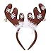 Produktbild Newin Star Weihnachten Elch Stirband Kopfbedeckung Haar-Band Netter Feiertags-Party Supplies Haarscmuck Kinder Geschenke (Braun)