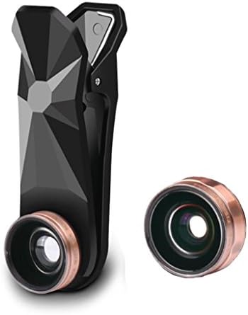Phone Camera Lens Kit 3 in 1 Clip On 180°Fisheye Lens + 110°Wide Angle Lens + 10X Macro Lens Common to all kinds of smart phones