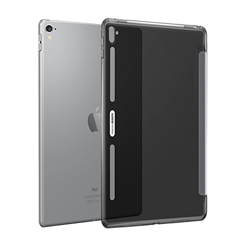 iPad Pro 9.7 Hülle, ESR® Durchscheinend Hintere Abdeckung (Silikon Rahmen + Hart PC Zurück) mit Kühlloch Schutzhülle für iPad Pro 9.7 (Schwarz) - 6