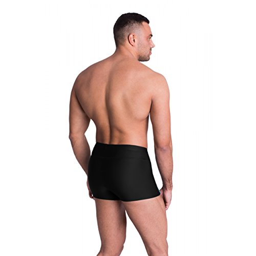 Herren Badehose Kurze Schwimmhose Große Größen Männer Badeshorts Übergrößen Schwarz 4XL 5XL 6XL 7XL 8XL - 4