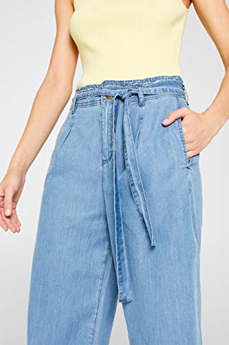 edc by ESPRIT Damen 049CC1B007 Flared Jeans, Blau (Blue Light Wash 903), W27 (Herstellergröße: 27/28) - 