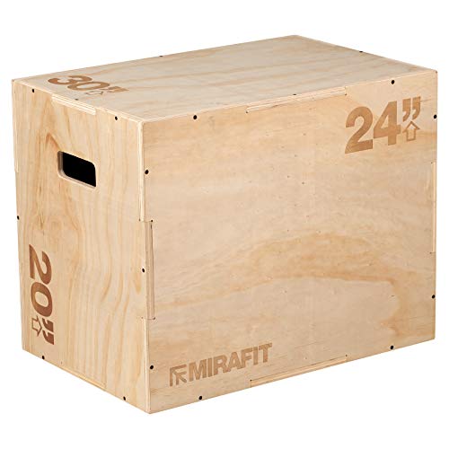 Preisvergleich Produktbild Mirafit 3-in-1 Plyobox Sprungbox aus Holz