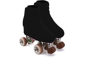 AQUILONE 0-14 1 par de calcetines unisex 100 DEN para patines en línea, patines en línea y patines de hielo, fundas opacas, resistentes y elásticas, para patines de hielo