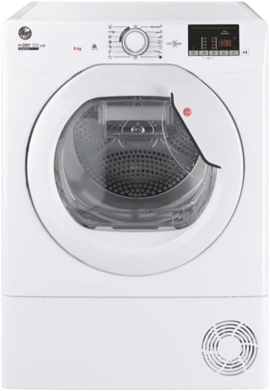 Hoover H-DRY 300 HLEC9DE 9KG Freestanding White Condenser Tumble Dryer with Indoor Water Container
