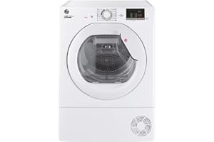 Hoover H-DRY 300 HLEC9DE 9KG Freestanding White Condenser Tumble Dryer with Indoor Water Container