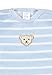 Steiff Baby Boys Strampler Nicky 1/1 Arm Crew Neck Long Sleeve Footies, Blue (steiff Baby Blue Blue 3023), 12 - 18 Months