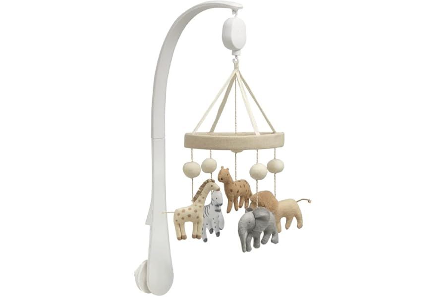Mamas & Papas Nursery Cot/Cotbed Mobile, Born to be Wild, Multi