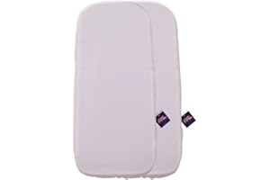 Tititnins® - Pack 2ud Funda Colchón Capazo compatible con Bugaboo Donkey 5 PIQUE OLA - Sabana Capazo Bajera Ajustable (100% Algodón)