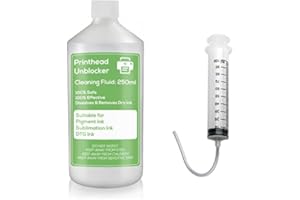 IDYD Print Head Fluid Cleaning Kit (250ml). Clean & unblock printhead nozzle for Epson / Brother printer print head
