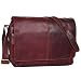 Produktbild STILORD 'Alex' Vintage Ledertasche Männer Frauen Businesstasche zum Umhängen 15,6 Zoll Laptoptasche Aktentasche Unitasche Umhängetasche Leder, Farbe:Rosso