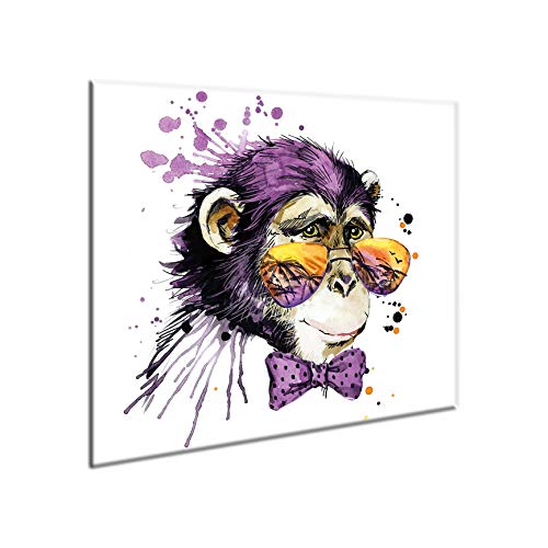 Plateau de protection universel pour plaques de cuisson en verre trempé de 4 mm, pour verre, céramique, induction 1 Pi?ces 60 x 52 cm | Planche ? Découper | protection murale en verre dans la cuisine