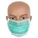 ASHWA GROUP Non Woven Disposable Green Surgical Face Mask with earloops - Pack of 100 RS.145.00