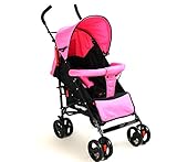 buggy rosa pink geeignet von ca. 6 Monaten bis ca. 3 Jahre (15kg) - super leicht, nur ca.5,0kg mit Liegeposition