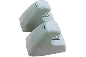 THLMT Lot de 2 clips de fixation pour pare-soleil de voiture compatibles avec GM Chevrolet Opel 95994975 Cruze Sonic Spark, crochet de fixation pour pare-soleil intérieur automatique