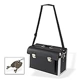  DEMA Leder Werkzeugkoffer schwarz