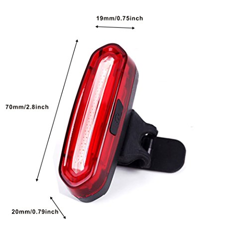 ZEEFO Fahrradbeleuchtung Superhell Wiederaufladbar Wasserdicht LED Fahrradbeleuchtung set mit 400 Lumen intelligenter Sensor Vorderlicht und rotes Rücklicht mit 4 Modi, kompatibel mit Mountainbikes, Straßenrädern, Kinder- & City-Fahrrädern, erhöhte Sicherheit und Sichtbarkeit - 9