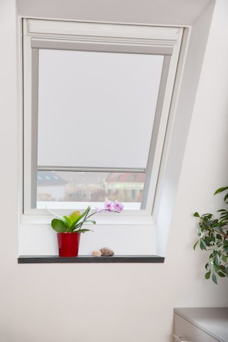 Lichtblick DRS.S06.01 Dachfensterrollo Skylight für Velux Dachfenster, Thermo, Verdunkelung – WeißŸ (S06) - 3