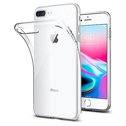 iPhone 7 Plus Case, Spigen® [Liquid Crystal] iPhone 8 Plus Case with Slim Protection and Premium Clarity for iPhone 7 Plus / iPhone 8 Plus - Crystal Clear