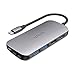 Price comparison product image VAVA USB C Hub 8-in-1 Multiport Adapter with Power Delivery, 1Gbps Ethernet Port, SD Card Reader, 4K USB C to HDMI, 3 USB 3.0 Ports for MacBook Pro and Type C Windows Laptops