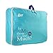 [Official Shop] BXT Travel Essential Bags-in-Bag,Travel Storage Suitcase Tidy Laundry Mesh Bag Clothes Pack Organiser Set of 5- Blue