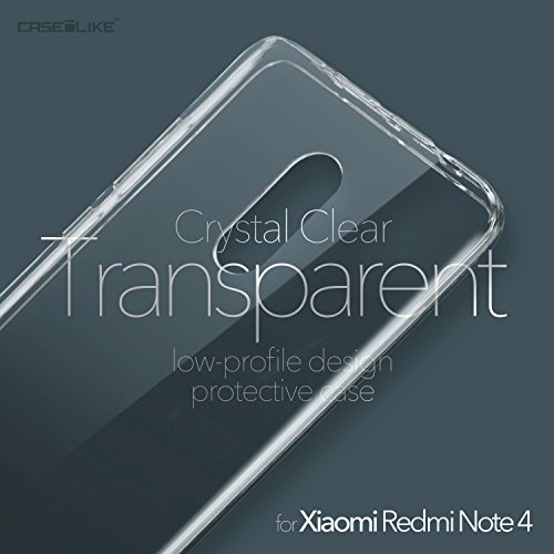 CASEiLIKE Redmi Note 4 Funda  Carcasa Gel Transparente TPU Gel Silicona Funda Cubierta Protectora para Redmi Note 4