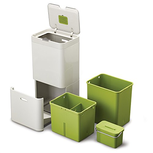 Joseph Joseph Mülltrennung und Recycling Einheit, steinfarben - 2