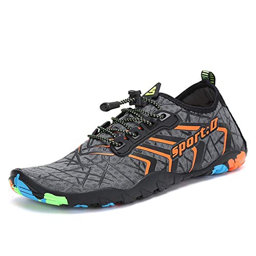 Preisvergleich Produktbild Rovinci Wasserschuhe Unisex Schwimmschuh Schnell Trocknend Slip On Badeschuhe Wasserdicht Breathable Aquaschuhe Strandschuhe Wassersport Schuhe Barfuß Schuhe für Herren Damen