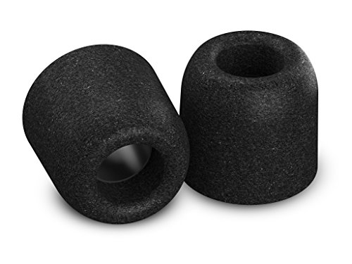 Comply T-500-3 pares de almohadillas de espuma para auriculares, color negro
