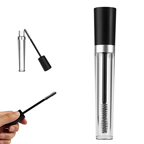 Frcolor 2pcs 8ml leer Wimpern Tube Mascara Tube Fläschchen Flasche, DIY-Container Mascara Pinsel Wimpern Zauberstab - 6