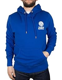 Franklin & Marshall Hombre Small Logo Hoodie, Azul