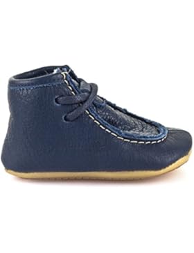 Froddo Leder Babyschuhe Warm Schafwolle vegetabil gegerbt Blau