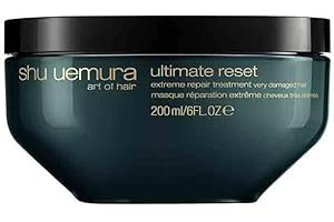 SHU UEMURA ART OF HAIR Shu Uemura, Mascarilla Reparadora Ultimate Reset, Para cabello muy dañado, Sin silicona ni parabenos, Enriquecido con extracto de arroz, Repara, nutre y fortifica, 200 ml