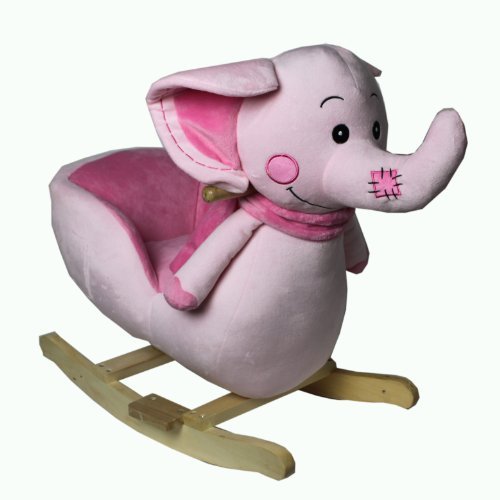 FoxHunter Animal Rocker Baby Kids Rocking Infant Toddler Child Children Toy Pink Elephant New