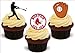 Produktbild Baseball Boston Red Sox Mix - 12 essbare hochwertige stehende Waffeln Karte Kuchen Toppers Dekorationen, Baseball Boston Red Sox Mix - 12 Edible Stand Up Premium Wafer Card Cake Toppers Decorations