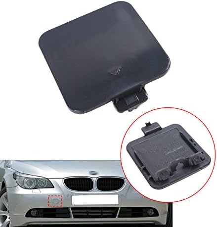 Primed Front Bumper Tow Hook Cover Cap For E60 E61 525i 528i 530i 530xi 540i 2004-2007