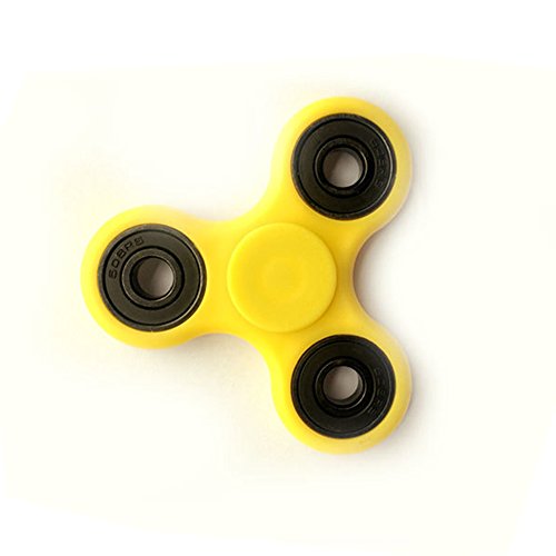 Jinberry Fidget Hand Spinner with High Speed Ceramic Bearing / Anxiety Stress Relief Desk Toys Finger Gyro - Yellow Jinberry Fidget Hand Spinner with High Speed Ceramic Bearing / Anxiety Stress Relief Desk Toys Finger Gyro - Yellow